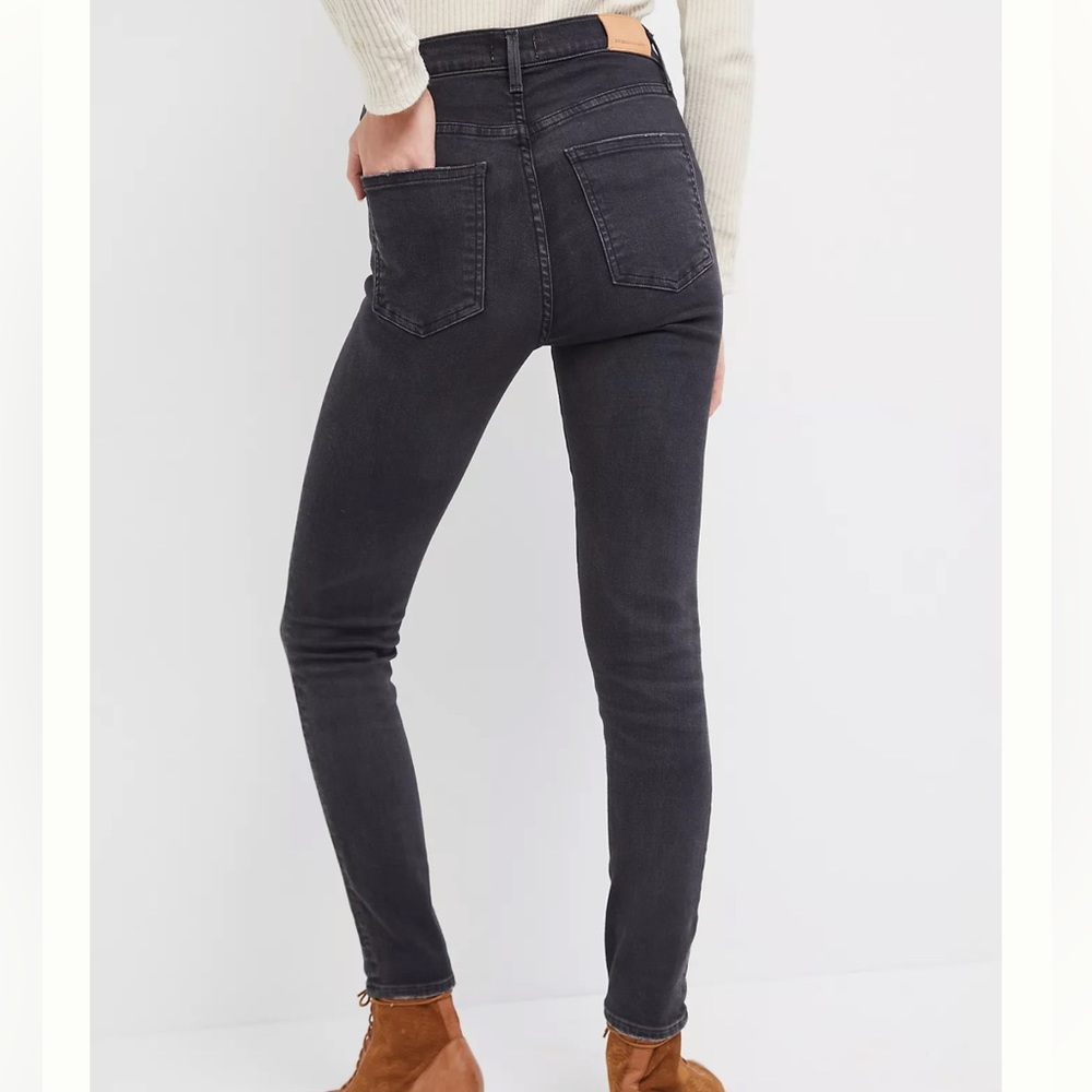 Anthropologie Citizens of Humanity Rocket High-Rise Skinny
Ankle Jeans-Gray-28